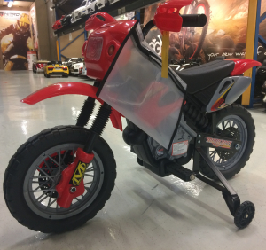 Motocicleta electrica pentru copii BJ014 45W 6V STANDARD #Rosu [1]