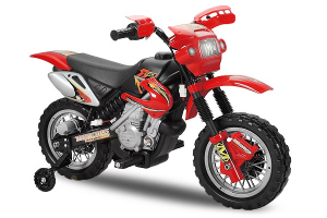 Motociclete electrice - Motocicleta electrica pentru copii BJ014 45W 6V STANDARD #Rosu