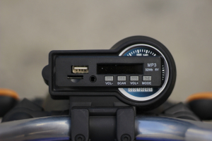 Motocicleta electrica pentru copii BT307 60W CU ROTI Gonflabile #Albastru [10]