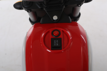 Motocicleta electrica pentru copii BT307 60W CU ROTI Gonflabile #Rosu [7]