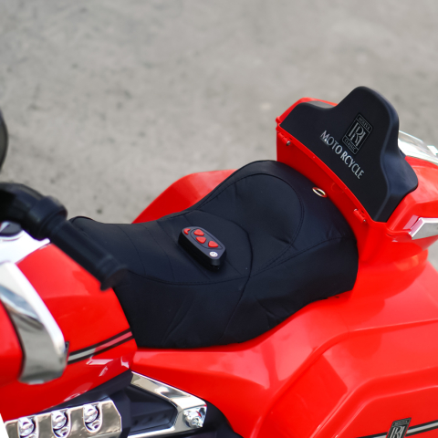 Motocicleta Chopper Royce copii, 80W, 12V, rosu [13]