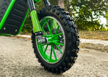 Motocicleta electrica pentru copii Eco Jackal 1000W 10 inch, culoare Verde [4]