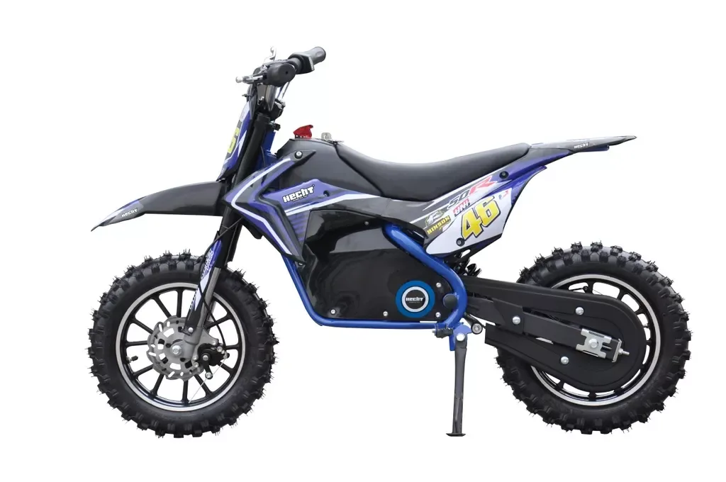 Motociclete electrice - Motocicleta electrica pentru copii Kinder Eco Ghepard 500W 36V, culoare albastra