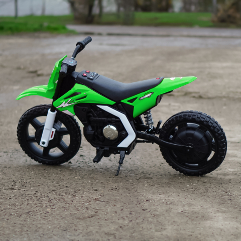 Motocicleta electrica pentru copii, Kinderauto BalanceBike 350W 24V, culoare verde [3]