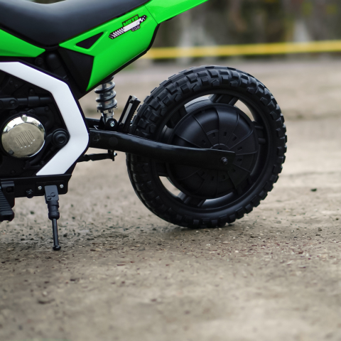 Motocicleta electrica pentru copii, Kinderauto BalanceBike 350W 24V, culoare verde [10]