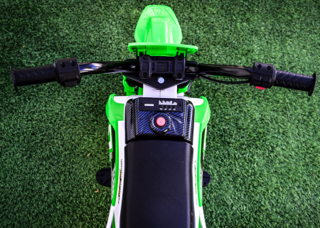 Motocicleta electrica pentru copii Kinderauto BJH022 70W 12V, culoare Verde [8]