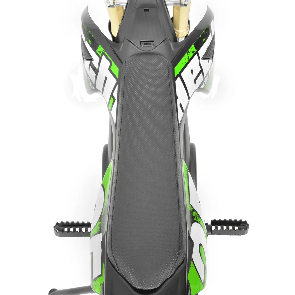 Motocicleta electrica pentru copii Kinderauto MotoBike 25 1000W 36V, roti 12/10 culoare verde [5]