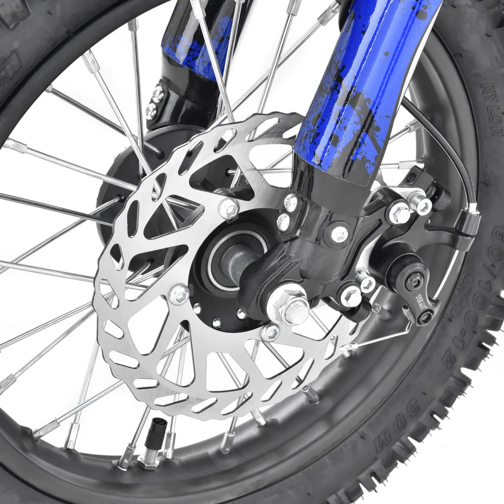 Motocicleta electrica pentru copii Kinderauto MotoBike 25 1000W 36V, roti 12/10 culoare albastra [7]