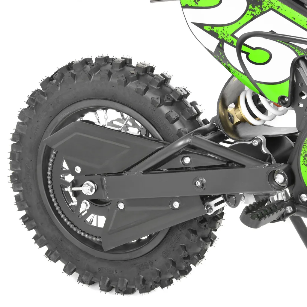 Motocicleta electrica pentru copii Kinderauto MotoBike 25 1000W 36V, roti 12/10 culoare verde [9]