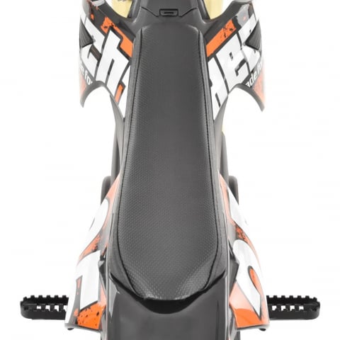 Motocicleta electrica pentru copii Kinderauto MotoBike 25 1000W 36V, roti 12/10 culoare portocalie [3]