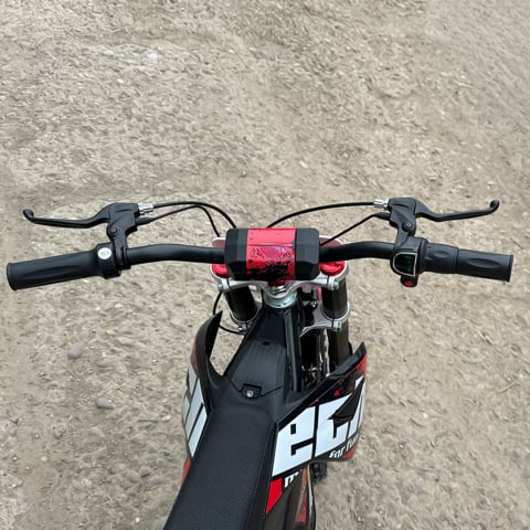 Motocicleta electrica pentru copii Kinderauto Motobike 35 1500W 48V roti 14/12, culoare rosie [11]