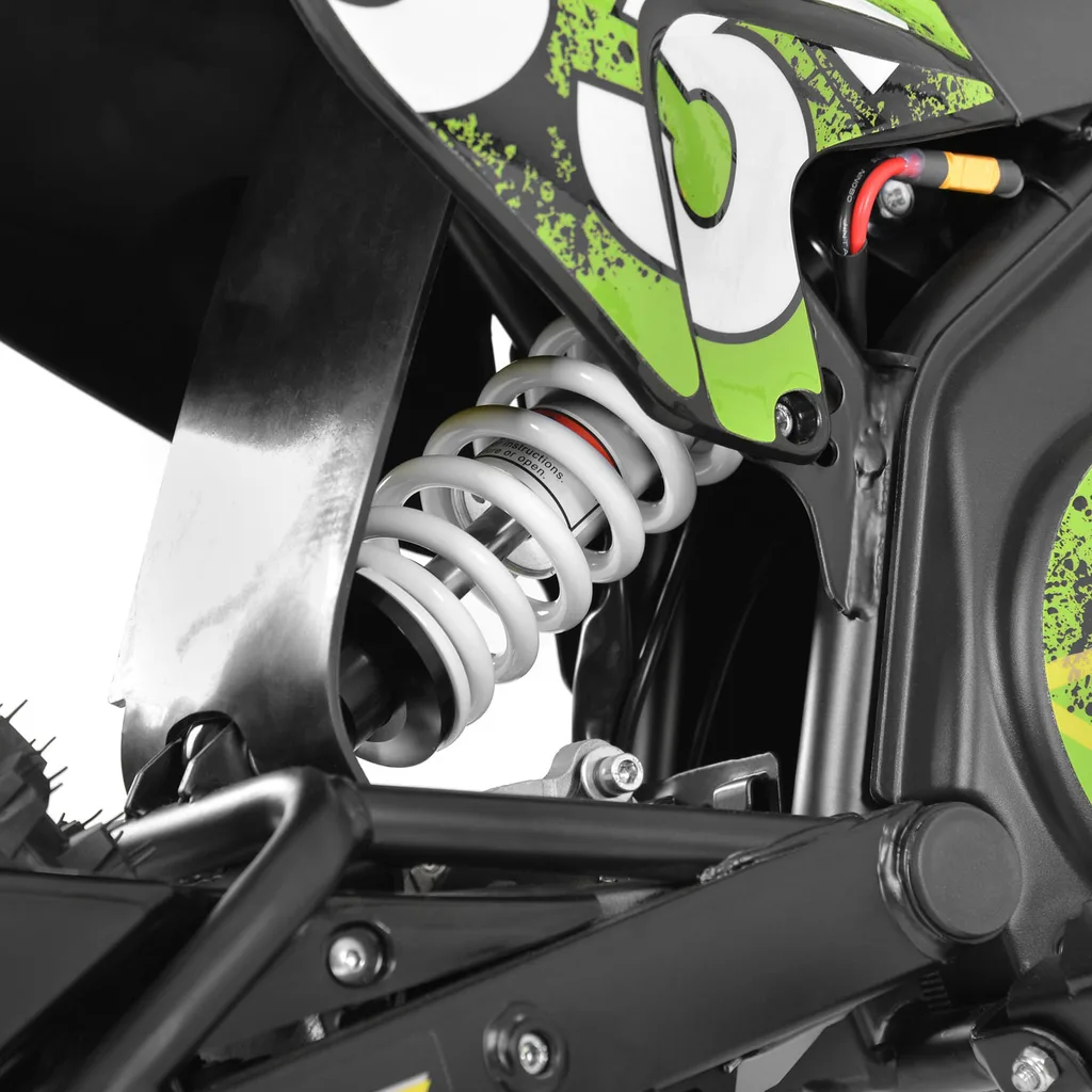 Motocicleta electrica pentru copii Kinderauto Motobike 35 1500W 48V roti 14/12, culoare verde [8]