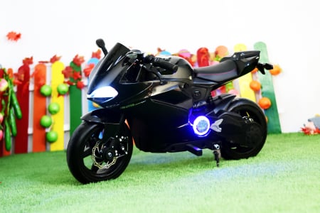 Motocicleta electrica copii 3-9 ani, SX1629, neagra [3]