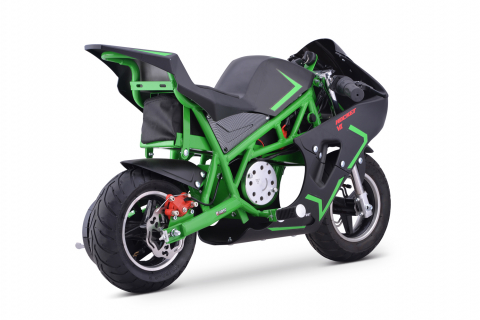 Motocicleta electrica pentru copii NITRO E-Pocketbike Rocket VX 6" 800W 36V, culoare verde [3]