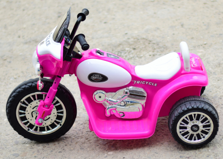 Motocicleta electrica pentru copii, POLICE JT568 35W STANDARD #Roz [7]