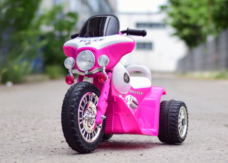 Motocicleta electrica pentru copii, POLICE JT568 35W STANDARD #Roz [2]