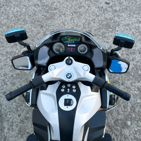 Motocicleta electrica pentru copii politisti BMW R1200RT CU ROTI MOI #Police [10]