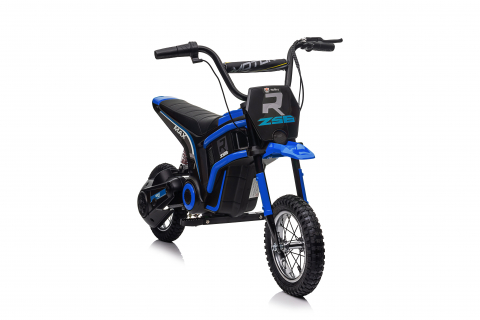Motocicleta electrica pentru copii 5-10 ani, Kinderauto Enduro, 350W 24V, albastra [23]