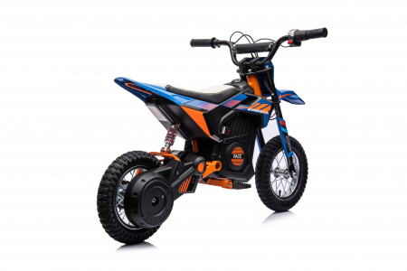 Motocicleta electrica pentru copil 4-9 ani, Kinderauto Enduro 250W 24V, culoare Albastru [23]