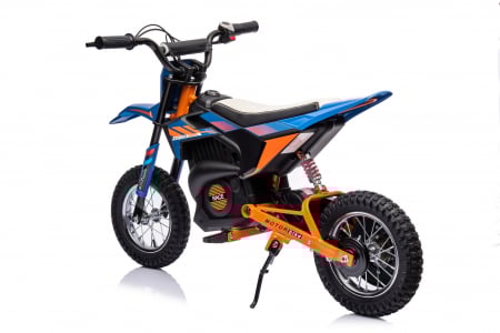 Motocicleta electrica pentru copil 4-9 ani, Kinderauto Enduro 250W 24V, culoare Albastru [21]
