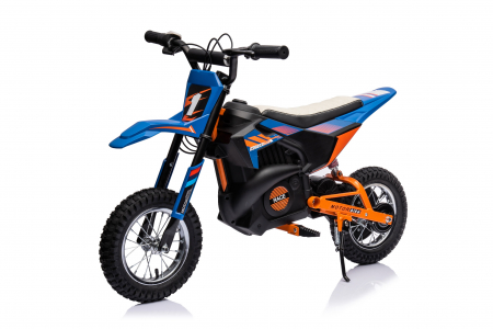 Motociclete electrice - Motocicleta electrica pentru copil 4-9 ani, Kinderauto Enduro 250W 24V, culoare Albastru