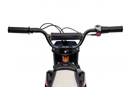Motocicleta electrica pentru copil 4-9 ani, Kinderauto Enduro 250W 24V, culoare Albastru [38]