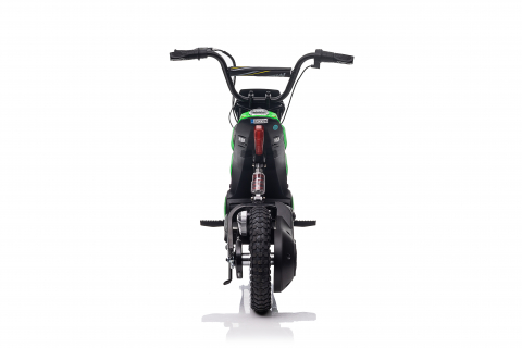 Motocicleta electrica pentru copii 5-10 ani, Kinderauto Enduro, Premium 350W, 24V, culoare verde [8]