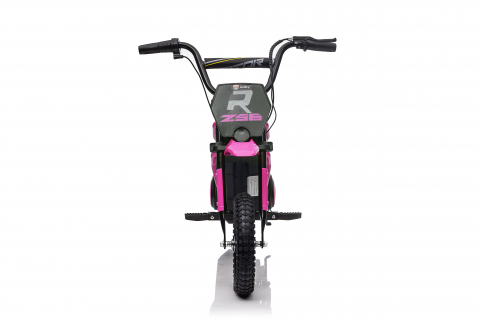 Motocicleta electrica pentru copii, Kinderauto Enduro, 5-10 ani, 350W, 24V, roz [1]