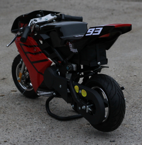 Motocicleta electrica Pocket Bike NITRO Eco TRIBO 1060W 36V #Rosu [14]