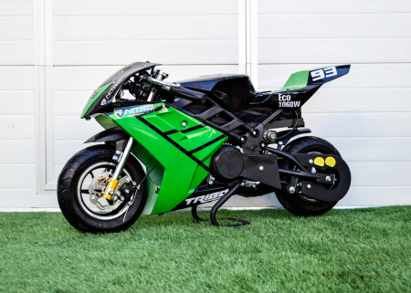 Motocicleta electrica Pocket Bike NITRO Eco TRIBO 1060W 36V #Verde [2]