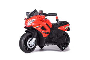 Motociclete electrice - Motocicleta electrica POLICE cu roti ajutatoare STANDARD #Rosu