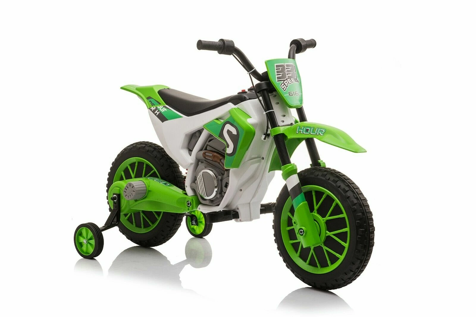 Motocicleta electrice pentru copii Kinderauto BJH022 70W 12V, culoare Verde [2]
