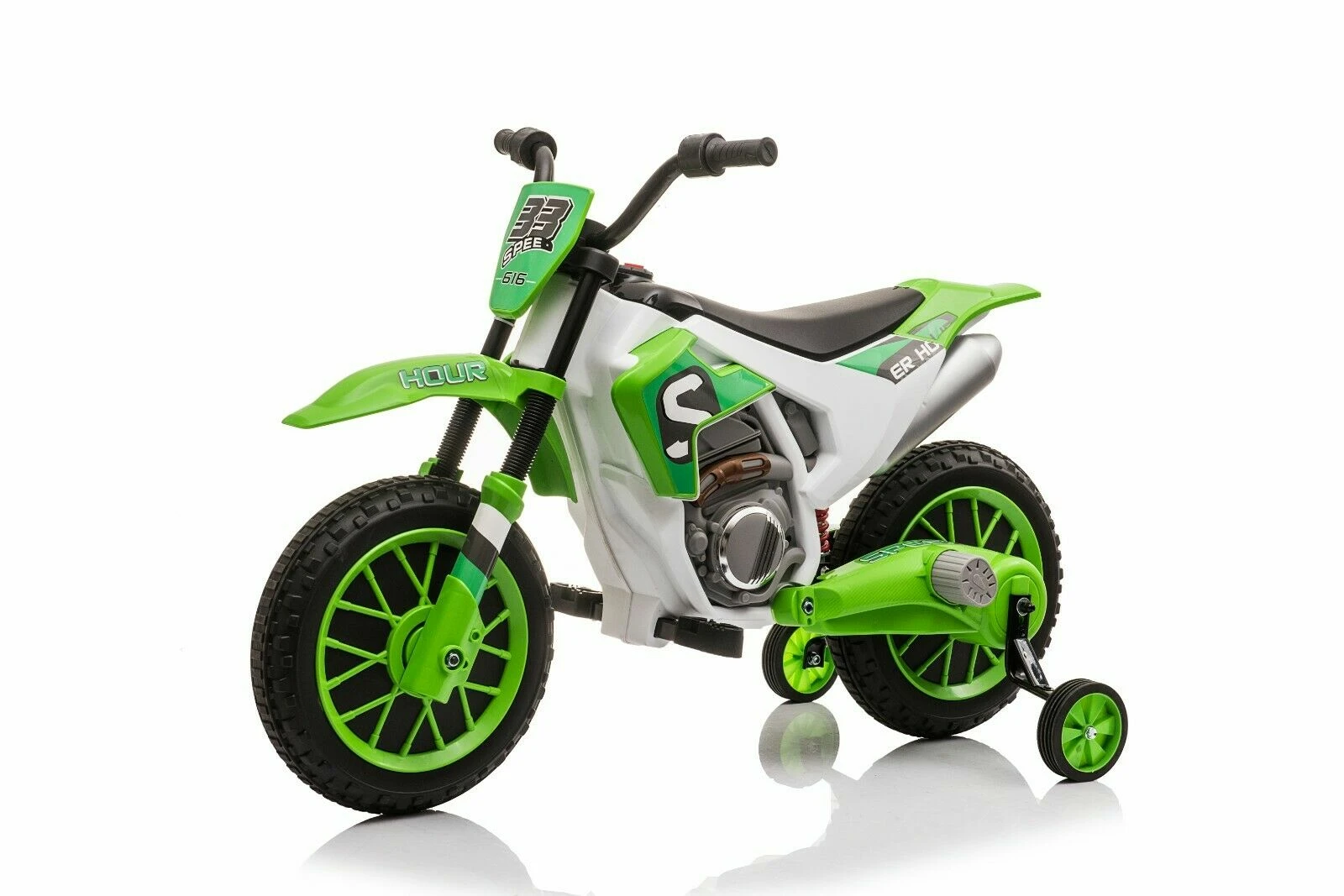 Motocicleta electrica pentru copii Kinderauto BJH022 70W 12V, culoare Verde [0]
