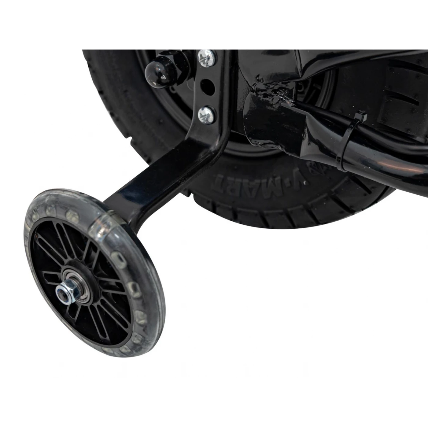 Motocicleta pentru copii intre 5 si 9 ani, Kinderauto Old School, 300W, 24V, cu roti gonflabile, scaun tapitat, premium, negru [20]