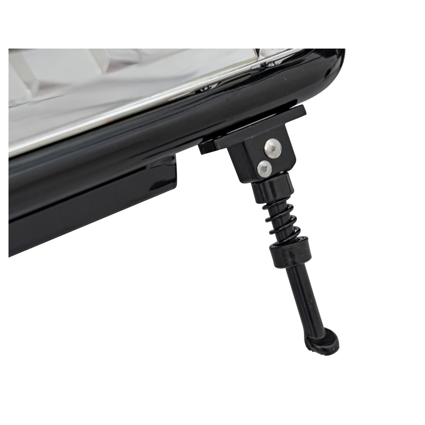 Motocicleta pentru copii intre 5 si 9 ani, Kinderauto Old School, 300W, 24V, cu roti gonflabile, scaun tapitat, premium, negru [18]