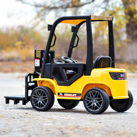 Motostivuitor electric pentru copii, Kinderauto BJD08, 90W, 12V, echipat Premium, culoare Galben [5]