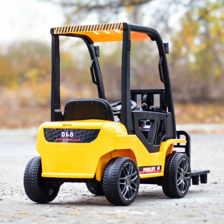Motostivuitor electric pentru copii, Kinderauto BJD08, 90W, 12V, echipat Premium, culoare Galben [7]