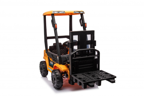 Motostivuitor electric pentru copii, licenta JCB 70W, 12V, echipat STANDARD, galben [36]