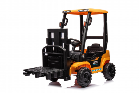 Motostivuitor electric pentru copii, licenta JCB 70W, 12V, echipat STANDARD, galben [17]