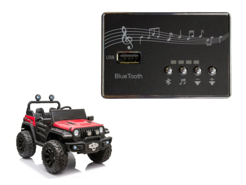 Piese & accesorii - Music player Mp3 cu bluetooth, port USB, slort card pentru masinute electrice