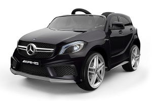 Masinute electrice - Mercedes AMG A45 pentru copii, negru, premium