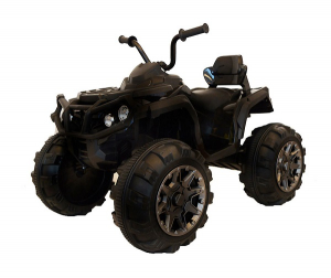 Masinute electrice - Atv electric pentru copii 2-6 ani, quad off road, negru
