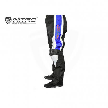 Piese & accesorii - Pantaloni impermeabili Motocross Copii NITRO MOTORS, Albastru, marime XL