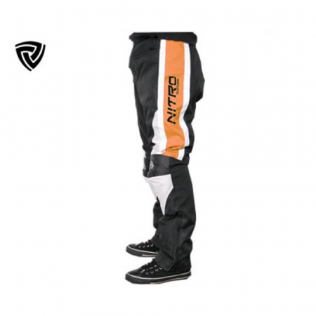 Piese & accesorii - Pantaloni impermeabili Motocross Copii NITRO MOTORS, Portocaliu, marime L