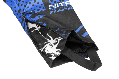 Pantaloni KIMO Kids BRO Motocross cu aparatori, ideal pentru copii pasionati de motocross, albastru [3]