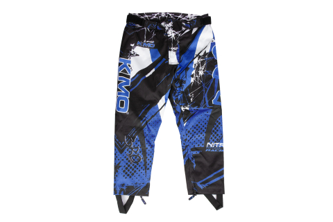 Piese & accesorii - Pantaloni KIMO Kids BRO Motocross cu aparatori, ideal pentru copii pasionati de motocross, albastru