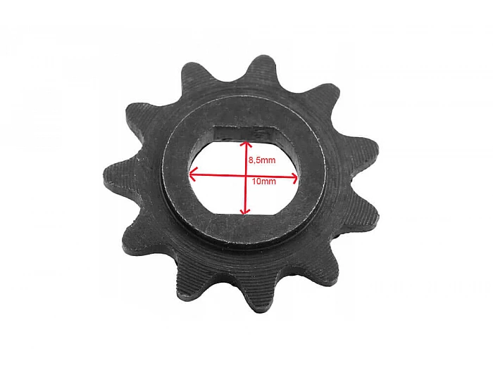 Piese & accesorii - Pinion motor 11 dinti 25 h pentru motocicleta electrica Dirt, mini quad, pocket bike, trotineta