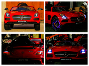 Masinuta electrica copii Mercedes SLS AMG, rosu [6]