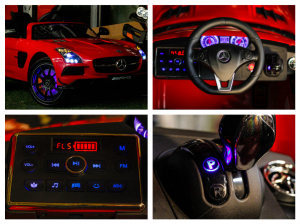 Masinuta electrica copii Mercedes SLS AMG, rosu [7]