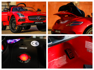 Masinuta electrica copii Mercedes SLS AMG, rosu [8]